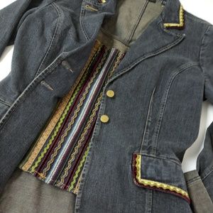 Moda International Denim Jacket Set